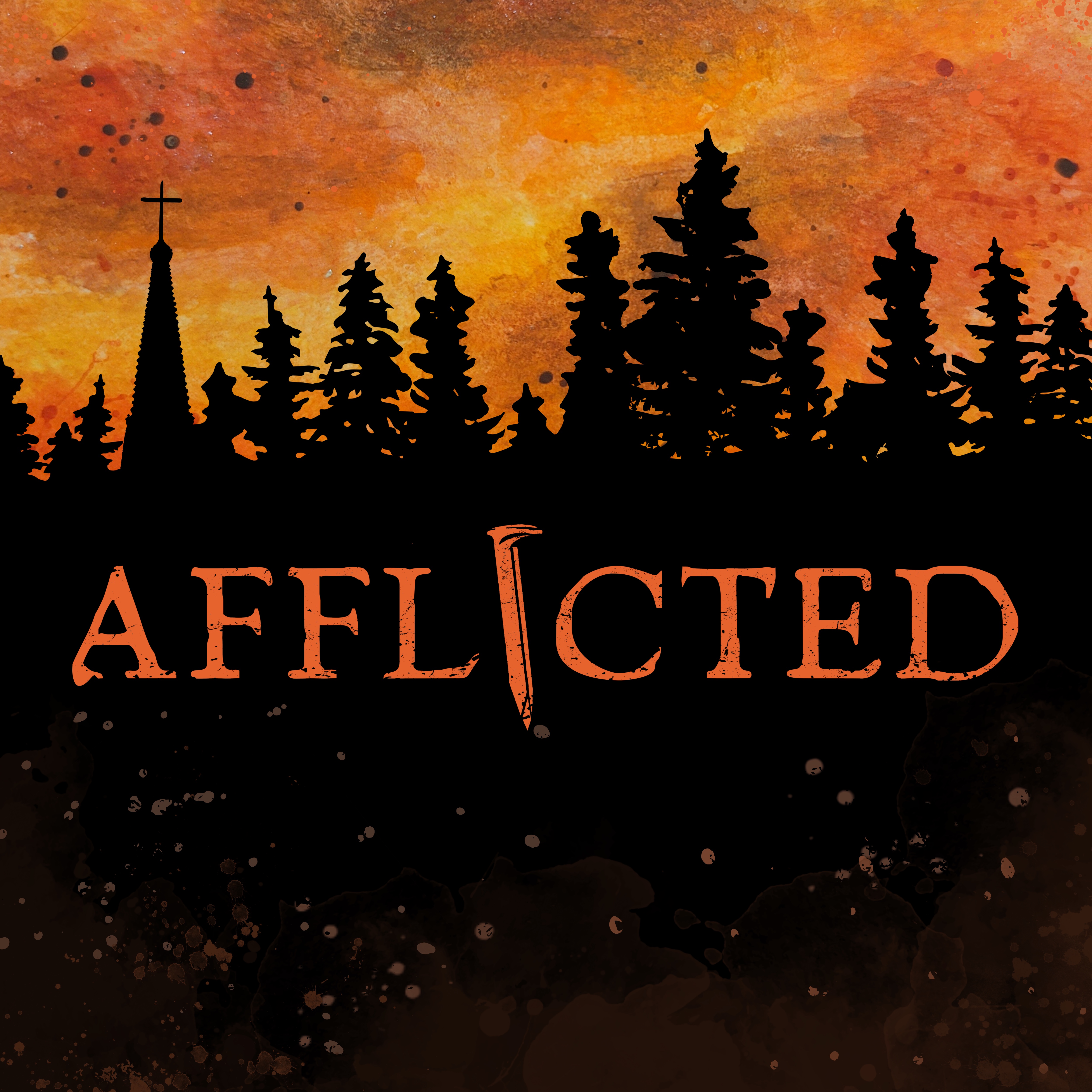 Afflicted: A Horror Thriller Audio Drama Cover Art